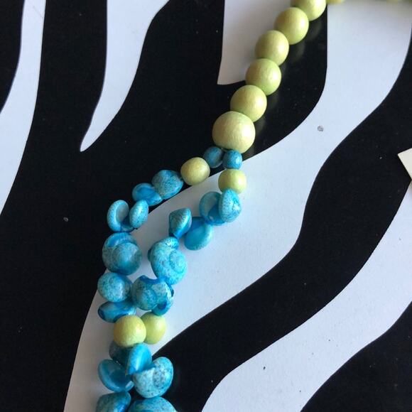 3 for $30 Stephan & Co. Blue and Green Necklace - Picture 3 of 5